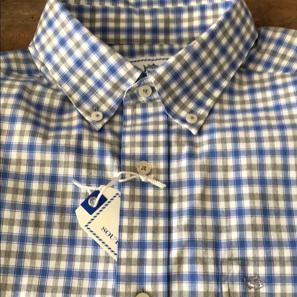 SOUTHERN TIDE LS Button Down NWT sz M